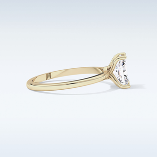 Stunning 1.21 CT Solitaire Engagement Ring Featuring Radiant Moissanite