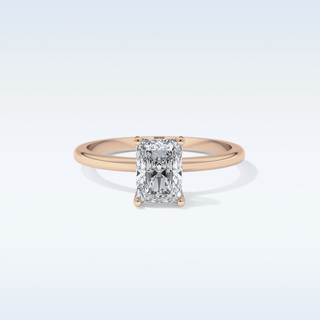 Stunning 1.21 CT Solitaire Engagement Ring Featuring Radiant Moissanite