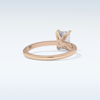 Stunning 1.21 CT Solitaire Engagement Ring Featuring Radiant Moissanite