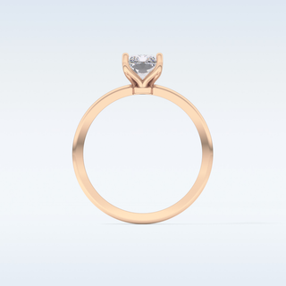Stunning 1.21 CT Solitaire Engagement Ring Featuring Radiant Moissanite