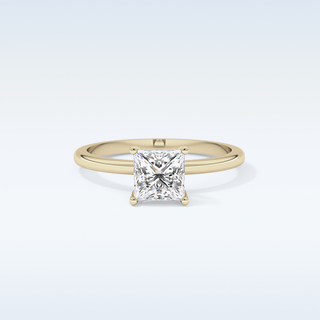 Stunning 1.04 CT Solitaire Engagement Ring Featuring Princess Moissanite
