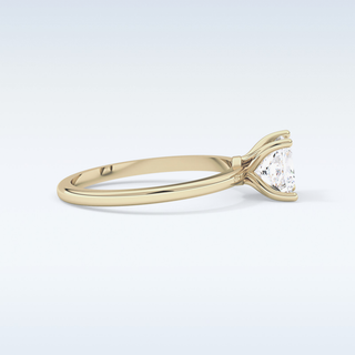 Stunning 1.04 CT Solitaire Engagement Ring Featuring Princess Moissanite