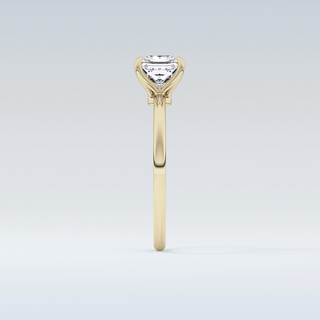 Stunning 1.04 CT Solitaire Engagement Ring Featuring Princess Moissanite