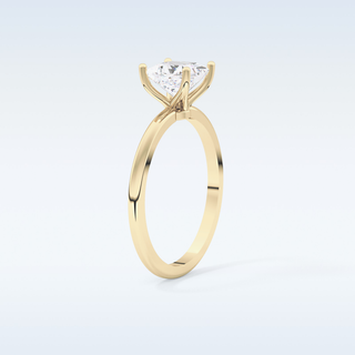 Stunning 1.04 CT Solitaire Engagement Ring Featuring Princess Moissanite