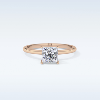 Stunning 1.04 CT Solitaire Engagement Ring Featuring Princess Moissanite
