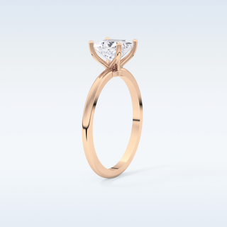 Stunning 1.04 CT Solitaire Engagement Ring Featuring Princess Moissanite