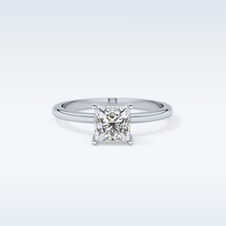Stunning 1.04 CT Solitaire Engagement Ring Featuring Princess Moissanite