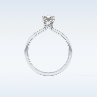 1.21 CT Hidden Halo Engagement Ring Featuring Radiant Moissanite