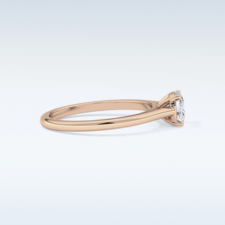 Stunning 0.95 CT Cathedral Solitaire Engagement Ring Featuring Cushion Moissanite