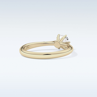 Stunning 1.13 CT Cathedral Solitaire Engagement Ring Featuring Cushion Moissanite