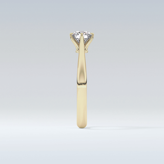 Stunning 1.13 CT Cathedral Solitaire Engagement Ring Featuring Cushion Moissanite