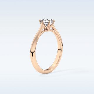 Stunning 1.13 CT Cathedral Solitaire Engagement Ring Featuring Cushion Moissanite