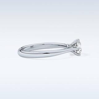 Stunning 1.13 CT Cathedral Solitaire Engagement Ring Featuring Cushion Moissanite