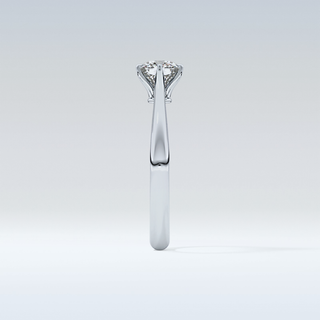 Stunning 1.13 CT Cathedral Solitaire Engagement Ring Featuring Cushion Moissanite