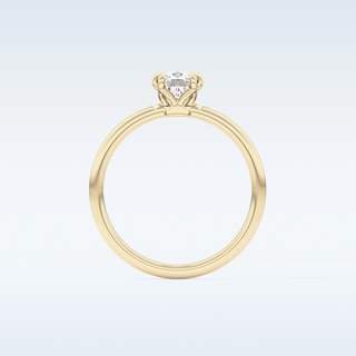 1.04 CT Solitaire & Double Prongs Engagement Ring Featuring Cushion Moissanite