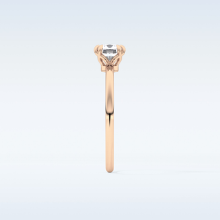 1.04 CT Solitaire & Double Prongs Engagement Ring Featuring Cushion Moissanite