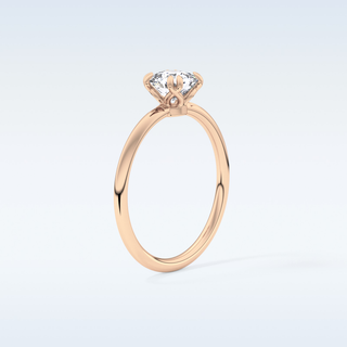 1.04 CT Solitaire & Double Prongs Engagement Ring Featuring Cushion Moissanite