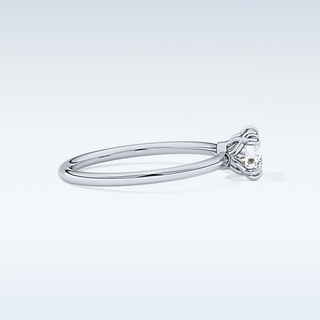 1.04 CT Solitaire & Double Prongs Engagement Ring Featuring Cushion Moissanite