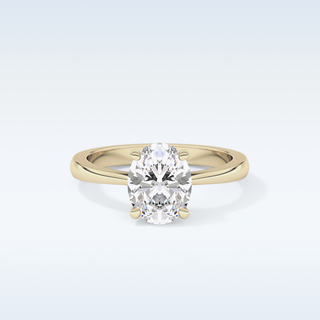 Stunning 1.67 CT Solitaire Engagement Ring Featuring Oval Moissanite