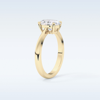 Stunning 1.67 CT Solitaire Engagement Ring Featuring Oval Moissanite