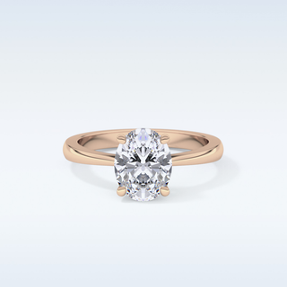 Stunning 1.67 CT Solitaire Engagement Ring Featuring Oval Moissanite