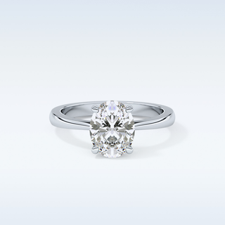 Stunning 1.67 CT Solitaire Engagement Ring Featuring Oval Moissanite