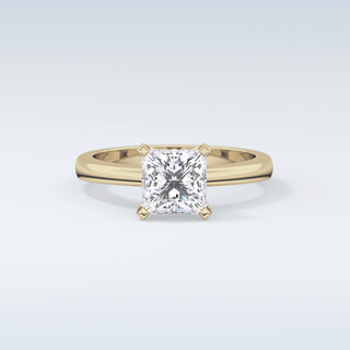 Stunning 1.72 CT Solitaire Engagement Ring Featuring Princess Moissanite