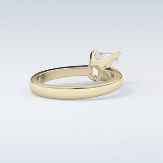 Stunning 1.72 CT Solitaire Engagement Ring Featuring Princess Moissanite