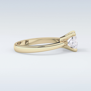 Stunning 1.72 CT Solitaire Engagement Ring Featuring Princess Moissanite