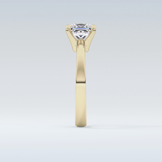 Stunning 1.72 CT Solitaire Engagement Ring Featuring Princess Moissanite