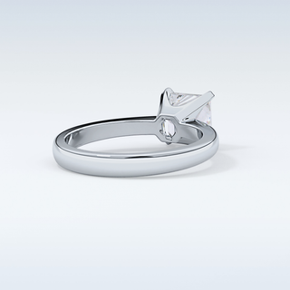 Stunning 1.72 CT Solitaire Engagement Ring Featuring Princess Moissanite