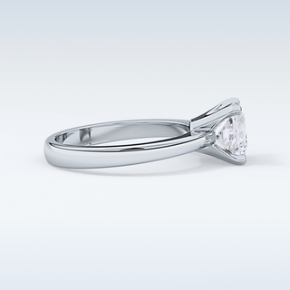 Stunning 1.72 CT Solitaire Engagement Ring Featuring Princess Moissanite