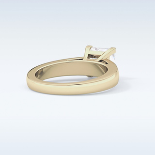 Beautiful 2.15 CT Solitaire Engagement Ring Featuring Princess Moissanite