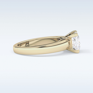 Beautiful 2.15 CT Solitaire Engagement Ring Featuring Princess Moissanite