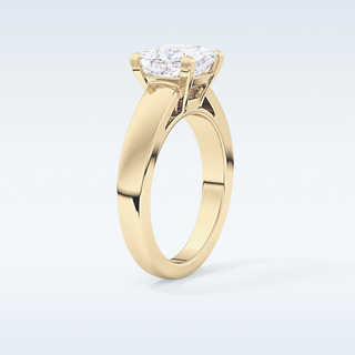 Beautiful 2.15 CT Solitaire Engagement Ring Featuring Princess Moissanite