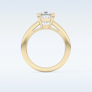 Beautiful 2.15 CT Solitaire Engagement Ring Featuring Princess Moissanite