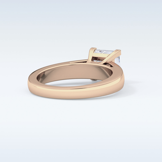Beautiful 2.15 CT Solitaire Engagement Ring Featuring Princess Moissanite