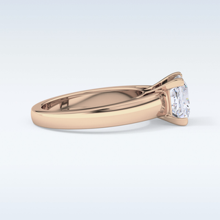 Beautiful 2.15 CT Solitaire Engagement Ring Featuring Princess Moissanite