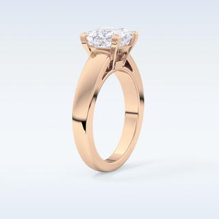 Beautiful 2.15 CT Solitaire Engagement Ring Featuring Princess Moissanite