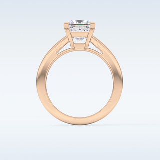Beautiful 2.15 CT Solitaire Engagement Ring Featuring Princess Moissanite
