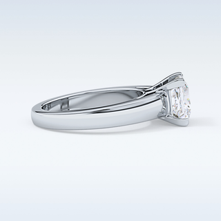 Beautiful 2.15 CT Solitaire Engagement Ring Featuring Princess Moissanite