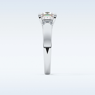 Beautiful 2.15 CT Solitaire Engagement Ring Featuring Princess Moissanite
