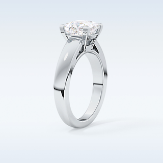 Beautiful 2.15 CT Solitaire Engagement Ring Featuring Princess Moissanite
