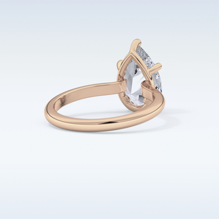Stunning 2.84 CT Solitaire Engagement Ring Featuring Pear Moissanite