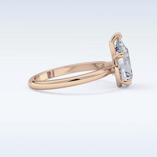 Stunning 2.84 CT Solitaire Engagement Ring Featuring Pear Moissanite