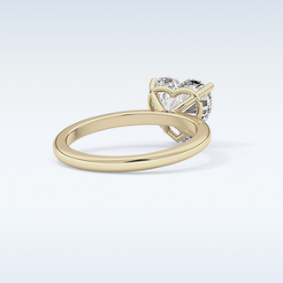 Stunning 2.58 CT Solitaire Engagement Ring Featuring Heart Moissanite