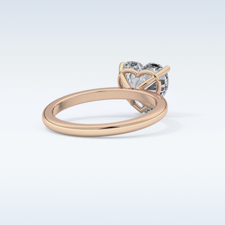 Stunning 2.58 CT Solitaire Engagement Ring Featuring Heart Moissanite