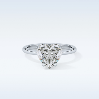 Stunning 2.58 CT Solitaire Engagement Ring Featuring Heart Moissanite