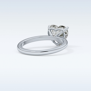 Stunning 2.58 CT Solitaire Engagement Ring Featuring Heart Moissanite