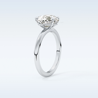 Stunning 2.58 CT Solitaire Engagement Ring Featuring Heart Moissanite